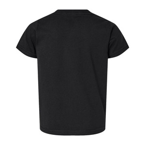T-shirt personnalisé pour homme, noir, manches courtes, col rond, 100% coton jersey, coupe classique, couleur unie, design simple - Product Image 2