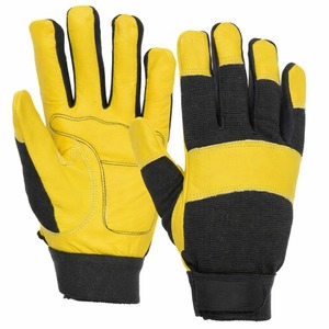 Gants en cuir professionnels unisexes antidérapants compatibles écran tactile, durables et sécuritaires pour usage mécanique en hiver - Product Image 4