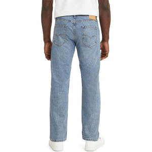 Jean en denim moderne coupe droite, en coton extensible durable, confortable, design élégant, coutures renforcées, pour homme, idéal pour le quotidien. - Product Image 2