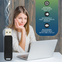 Unidades Flash USB 3.2 de 64 GB, Paquete de 6, Conectores USB-A y USB-C Duales, Almacenamiento de Datos de Alta Velocidad para PC y Teléfono Inteligente