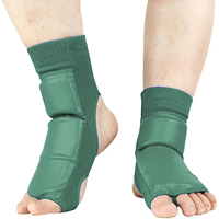 Protège-pieds élastiques OEM en gros pour cheville et voûte plantaire, coussinets de protection pour MMA, Kickboxing, Muay Thai, équipement d'entraînement d'arts martiaux
