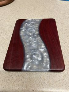 เขียงไม้เคลือบอีพ็อกซี่ทันสมัยสำหรับการทำอาหารสไตล์ร่วมสมัย เขียงไม้เคลือบอีพ็อกซี่แบบธรรมชาติสำหรับเตรียมอาหาร - Product Image 2