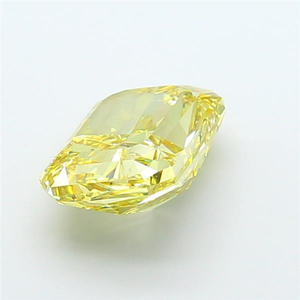Diamant Jaune Intense Cultivé en Laboratoire, Taille Coussin Radiant Fantaisie, Certifié CVD, Pierre Précieuse Libre pour Créations de Joaillerie Fine de Luxe - Product Image 5