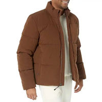 Nouvelle veste bomber matelassée à capuche pour homme en polyester, haute qualité, durable, pour l'extérieur, hiver, avec logo personnalisé OEM, vente en gros