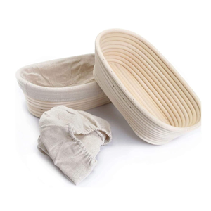 Sourdough <b>Bread</b> <b>Basket</b>,Oval Rattan <b>Bread</b> Banneton Proofing <b>Basket</b> With Liner, <b>Bread</b> Making Accessories Wholesale From Vietnam - Product Image 4