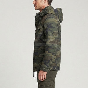 Chaquetas Utilitarias de Camuflaje para Hombre, Chaquetas de Campo con Capucha, Ropa de Trabajo con Múltiples Bolsillos para Caza, Camping, Senderismo y Viajes - Product Image 5