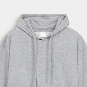 Sudadera con Capucha Negra Personalizada de Algodón 100% Grueso, Estilo Casual de Invierno, con Estampado Digital, Hombros Caídos y Bolsillo, Talla 6XL - Product Image 2