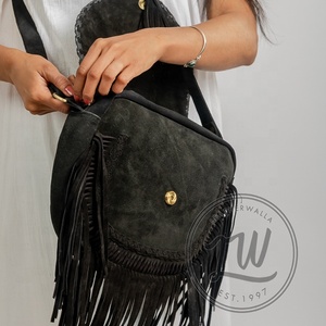LW Custom Bohemian Style Genuine Leather Handmade Long Clutch Bag Waterproof Credit Card <b>Wallets</b> for Women for Spring Winter - Product Image 4