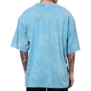 Camiseta Oversize Lavada para Hombre, Manga Corta, Cuello Redondo, Ajuste Holgado, Estampado Gráfico, Estilo Urbano, Casual, Venta al por Mayor, Proveedor de Ropa a Granel - Product Image 2
