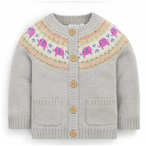 Nouvelle Collection – Pulls Tricotés Personnalisés pour Bébés Filles, Motif Rayé Décontracté, Boutons, Manches Longues, 100% Coton – Vente en Gros - Product Image 4