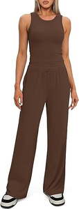Conjunto Deportivo de Dos Piezas para Mujer, Bra Deportivo con Leggings de Cintura Alta, Ropa de Ejercicio para Mujer - Product Image 5