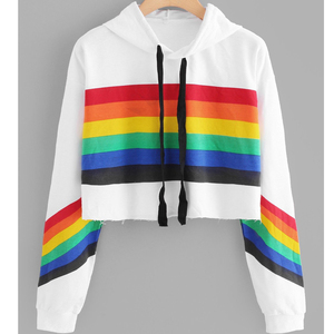 Sudadera con Capucha Corta para Mujer, Sudadera con Capucha Lisa, Personalizable con Logotipo, Proveedor de Ropa al por Mayor OEM ODM - Product Image 5