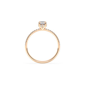 แหวนเพชรทรงรี 1.16 กะรัต เพชรเลี้ยงในห้องปฏิบัติการ ทองคำแท้ 14K แบรนด์ REYES พร้อมส่ง ของขวัญวันครบรอบสำหรับผู้หญิง - Product Image 5