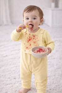 Mameluco de Bebé Unisex 100% Bambú Personalizable con Babero Desmontable, Ultra Suave y Transpirable, Ropa para Recién Nacido - Product Image 6