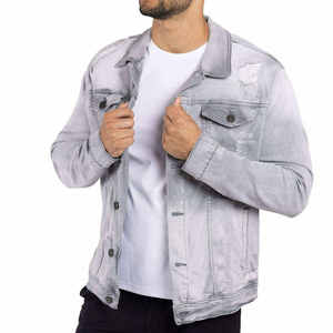 LUXE ATTIRE INDUSTRY เสื้อแจ็คเก็ตยีนส์ผู้ชาย รุ่น LAI-DJ-056 ฤดูใบไม้ผลิ เสื้อคลุมลำลอง ขายส่งจากโรงงานโดยตรง - Product Image 4