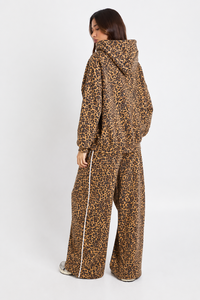 Sweat à capuche original pour femme à imprimé léopard avec manches premium, sweat à capuche avec cordon de serrage, sweat à capuche en polaire doux de qualité supérieure pour femme - Product Image 6