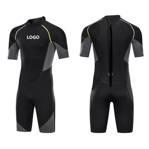Combinaison de plongée intégrale personnalisée pour homme en néoprène 3mm, manches longues, pour surf, snorkeling, natation, marque privée, OEM, entièrement zippée sur le devant - Product Image 1