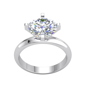 เครื่องประดับเพชรคุณภาพสูงจาก Divya Creations สำหรับผู้หญิง เพชรเพาะเลี้ยง 925 เงินแท้ ชุบโรเดียม หรูหรา น้ำหนัก 3.08 กะรัต รับรองโดย IGI สี E ทรงบริลเลียนท์คัท - Product Image 1