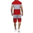 T-shirts et shorts à manches courtes pour hommes, assortis à tout, nouvelle collection été 2026, vêtements pour hommes - Product Image 2
