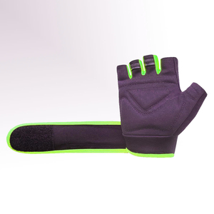 Gants de fitness demi-doigts respirants en néoprène avec fermeture à lacets, antidérapants, avec support de poignet, unisexes, pour la gym, l'entraînement et le sport - Product Image 6