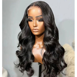 Peluca de encaje 360 premium, cabello humano Remy brasileño, doble trama a máquina, movimiento natural, permanente, compatible con todos los colores, a la moda. - Product Image 2