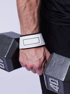 Sangle de musculation avec balle de massage en coton et silicone, logo personnalisé pour l'entraînement et l'haltérophilie - Product Image 4