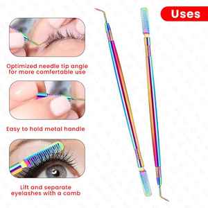 Oferta de Fábrica: Cepillo de Acero Inoxidable para Permanente de Pestañas, Accesorios para Lifting y Separación de Pestañas, Herramientas de Salón para Extensiones de Pestañas - Product Image 5