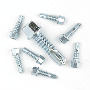 High Performance Weather-Resistant Stainless Steel Hex Drive Self-Drilling <b>Screws</b>-Class 8 Grade Zinc Plated Metric Fasteners - Product Image 6