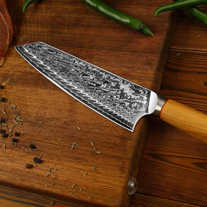 Cuchillos LEGACY BLADES de Acero Damasco Estilo Japonés, Cuchillo de Chef con Espiga Completa y Mango de Madera, Cuchillo de Cocina Personalizado, Fabricante OEM ODM - Product Image 6