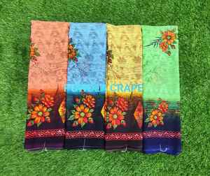 ผ้าซารีพิมพ์ลายพาวเวอร์เครป 6 เมตร รุ่นแฟบริคเฮาส์ สไตล์ทันสมัย |   ชุดลำลองและชุดออกงาน - Product Image 3