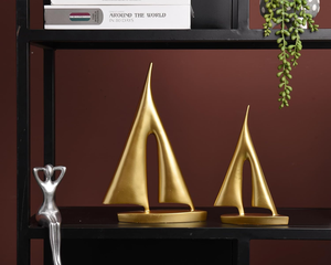 Modern Sailboat Sculpture <b>Decorative</b> Home Accent for Living Room Office <b>Table</b> Shelf Display and Coastal Theme <b>Decoration</b> - Product Image 3
