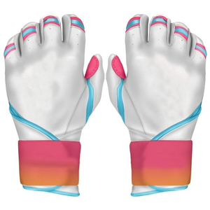 Gants de sport en cuir violet, longueur poignet, respirants, non doublés, pour le printemps et l'automne - Product Image 1