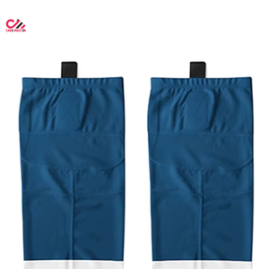 CARE <b>MASTER</b> Men's Blue <b>Ice</b> Hockey Socks With White And Red Stripes Elastic Waist Breathable Polyester Sportswear - Product Image 5