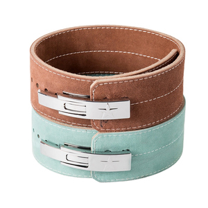 Cinturón de Seguridad Ajustable para Gimnasio y Fitness, para Levantamiento de Pesas, con Hebillas de Cuero, Cinturón de Palanca para Entrenamiento con Pesas, OEM - Product Image 1