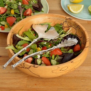 Cuillères et fourchettes à salade en bois style scandinave – Design minimaliste pour des tables modernes et apaisées - Product Image 6