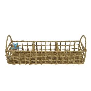 Vietrustic – Supports à ustensiles en jonc de mer faits à la main, écologiques, qualité commerciale, finition naturelle, plateau de rangement pour la décoration intérieure (vente en gros) - Product Image 5