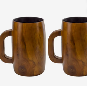 Handcrafted Natural Wooden <b>Beer</b> Mug Handle | Classic Wooden Tankard | Eco-Friendly <b>Beer</b> Stein | Handmade Wooden Coffee Mug | - Product Image 1