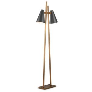 Lampe sur pied décorative en métal avec base chromée pour une ambiance luxueuse - Product Image 4