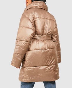 Chaquetas largas para mujer, ultra cálidas e impermeables, chaqueta acolchada extralarga de invierno para mujer con capucha y relleno de poliéster - Product Image 4