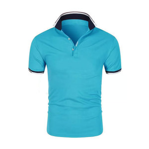 Algodón transpirable informal de alta calidad para hombre/fibra de bambú para camisetas de polo para ropa al aire libre Impresión digital a la venta - Product Image 1