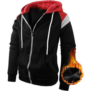 Sudadera con capucha para hombre, estilo urbano, mezcla de algodón, con cremallera, corte holgado, venta al por mayor, sudadera personalizada, subida por Dress Sports - Product Image 1