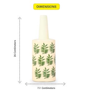 Vase à fleurs en métal de haute qualité pour la décoration intérieure, design imprimé vert, vase de sol, décoration de table, disponible au prix le plus bas - Product Image 2
