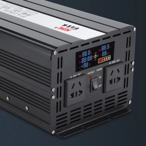 เครื่องแปลงอินเวอร์เตอร์เพียวไซน์เวฟ24V 4000W เอาต์พุต DC 60Hz ในรถยนต์ใช้กลางแจ้งที่บ้านคอมเพรสเซอร์แอร์สนับสนุน - Product Image 4