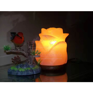 Lámpara de Sal del Himalaya de Diseño Único y Moderno, Lámpara de Sal del Himalaya con Iluminación Suave Decorativa - Product Image 2
