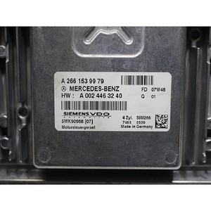 ชุดควบคุมเครื่องยนต์ B-class W245 ปี 2005-2010 มือสอง ของแท้ รหัส A2661539979 - Product Image 6