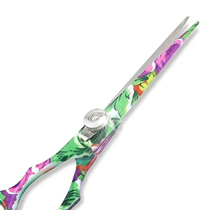 Ciseaux de coiffure professionnels de 6,2 pouces en acier inoxydable, ciseaux de barbier, design ergonomique, outil de coiffeur de salon, OEM - Product Image 5