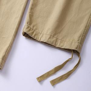 Pantalon Cargo Homme de Haute Qualité en Gros, Pantalon de Travail Décontracté à Jambes Larges, Pantalon Cargo Sportif avec Taille Élastique et Style Taille Basse - Product Image 6