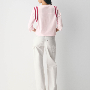 Camisetas Personalizadas para Mujer, Manga Tres Cuartos, Sexy, para Club, Ecológicas, Transpirables, 100% Algodón, 180g, Estampado Holgado - Product Image 2