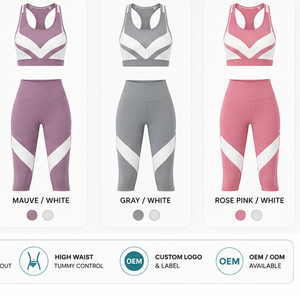 Soutien-gorge de sport dos nageur pour femme, couleur unie, anti-humidité, respirant, maintien moyen à fort, pour yoga et entraînement - Product Image 2