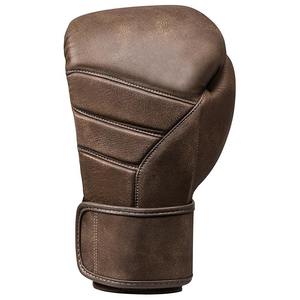 Leather Boxing Gloves Adjustable Wrist <b>Strap</b> Velcro Closure Adult Boxing Gear - Product Image 5